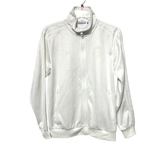 Adidas Real Madrid Originals Full-Zip Performance Track Jacket Men’s Medium - Picture 4 of 9